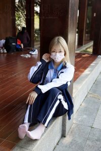 [见新摄影]NO.036黄头发甜美甜美小姐姐–最后合作_绳缚吧