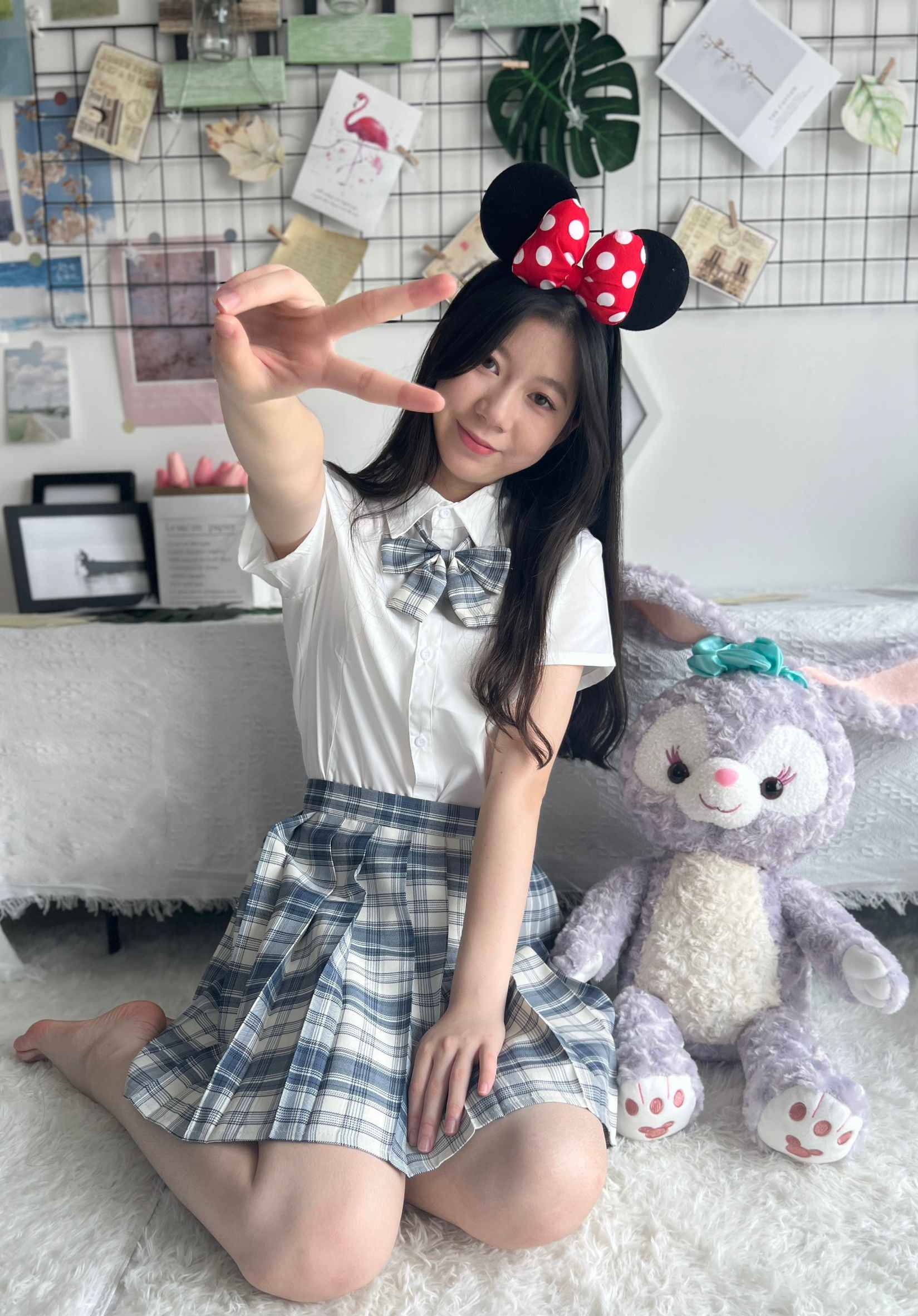 [觅芙少女]NO.003风中摇曳的JK制服与18岁的青春一起绽放_绳缚吧