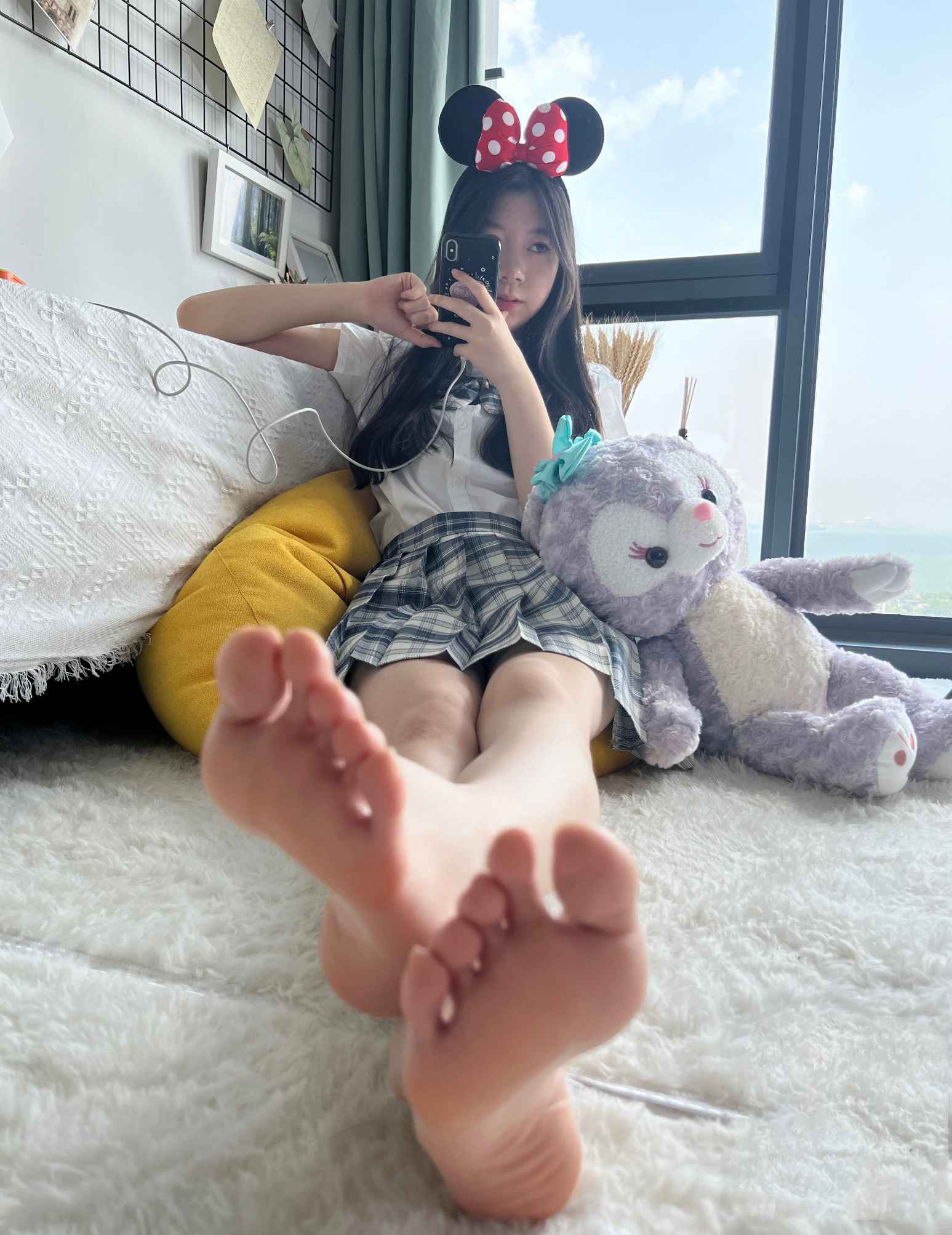 图片[4]-[觅芙少女]NO.003 风中摇曳的JK制服与18岁的青春一起绽放-绳艺资源网
