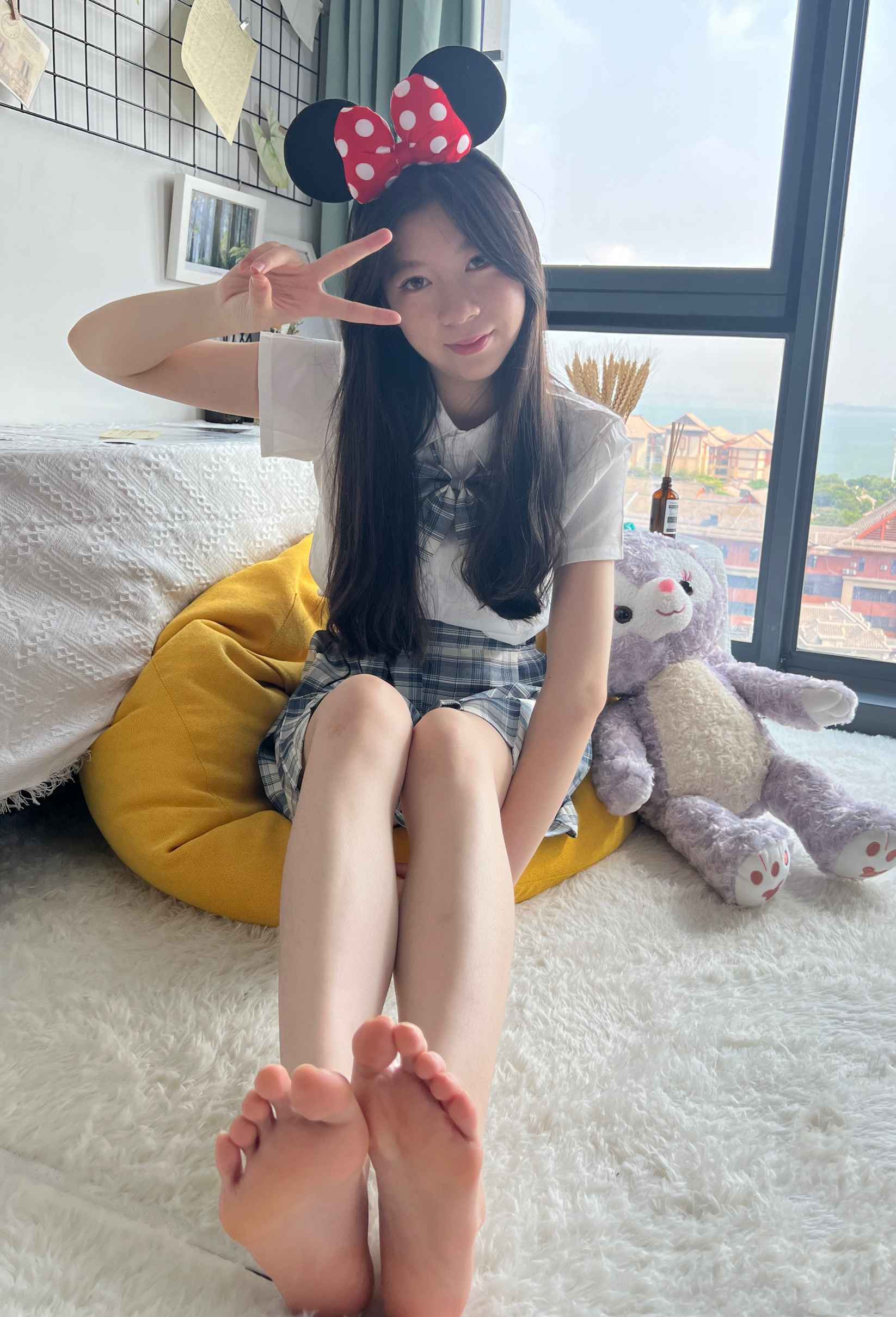图片[6]-[觅芙少女]NO.003 风中摇曳的JK制服与18岁的青春一起绽放-绳艺资源网