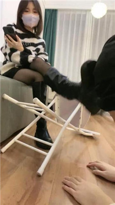 图片[18]-奶味茶茶】长靴黑丝玩弄-踩头踩踏/踢裆/对镜羞辱插嘴-绳艺资源网