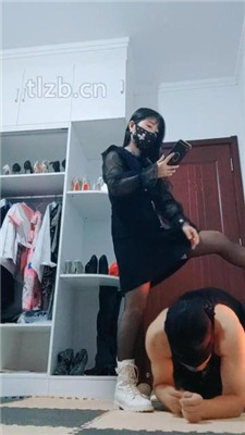 图片[5]-魅影女神】狗链遛狗/鞭打/跪舔臭脚/虐乳-绳艺资源网