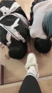 【天津女仆店】双母畜争宠-抢夺原味袜子-互虐_绳缚吧