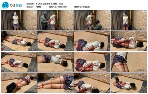 【龙飞绳艺】jk直臂驷马~紫棋_绳缚吧