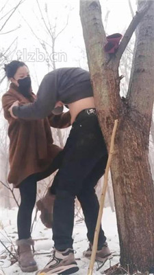 图片[3]-卡罗琳】户外冰天雪地调-捆绑棍棒重度sp-绳艺资源网
