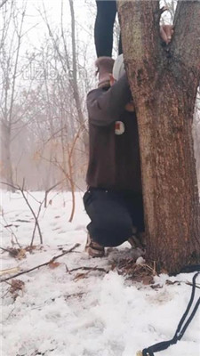图片[7]-卡罗琳】户外冰天雪地调-捆绑棍棒重度sp-绳艺资源网