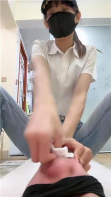 图片[2]-美娜格格】气味控制-白袜塞嘴重度耳光