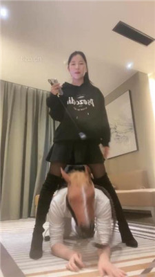 【漫漫】骑马骑脖训练马奴_绳缚吧