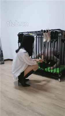 【凌儿】狗笼圈养囚禁生活_绳缚吧