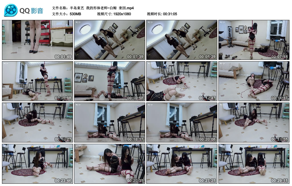 【半岛束艺】我的形体老师~白鲸奎因_绳缚吧