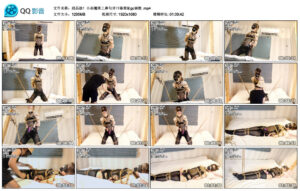 甜品级！小恶魔床上鼻勾开口器羞耻gc调教_绳缚吧