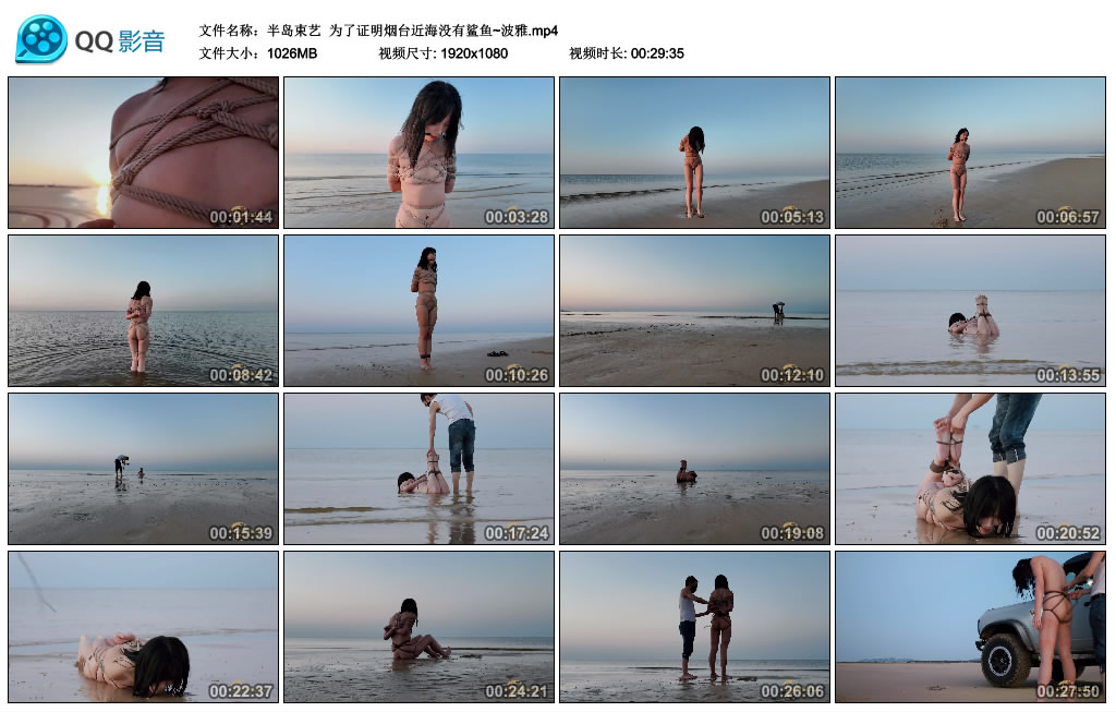 【半岛束艺】为了证明烟台近海没有鲨鱼~波雅_绳缚吧