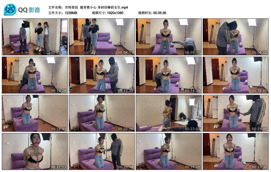 【贝特原创】健身要小心身材倍棒的女生_绳缚吧