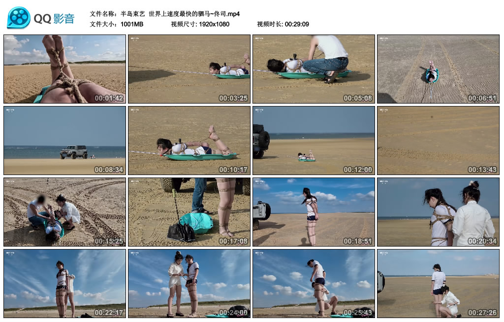 【半岛束艺】世界上速度最快的驷马~佟司_绳缚吧