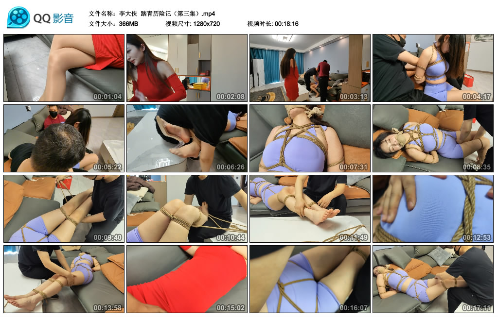 【李大侠】 踏青历险记（第三集）_绳缚吧