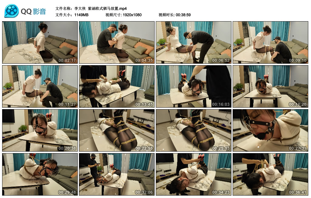 【李大侠】 紫涵欧式驷马放置_绳缚吧