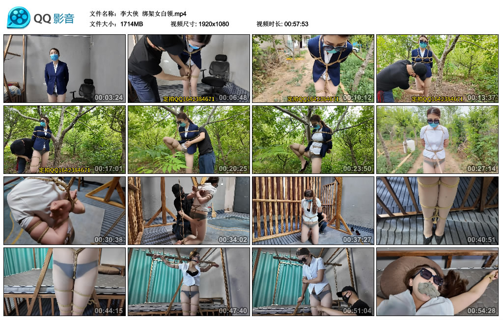 【李大侠】 绑架女白领_绳缚吧